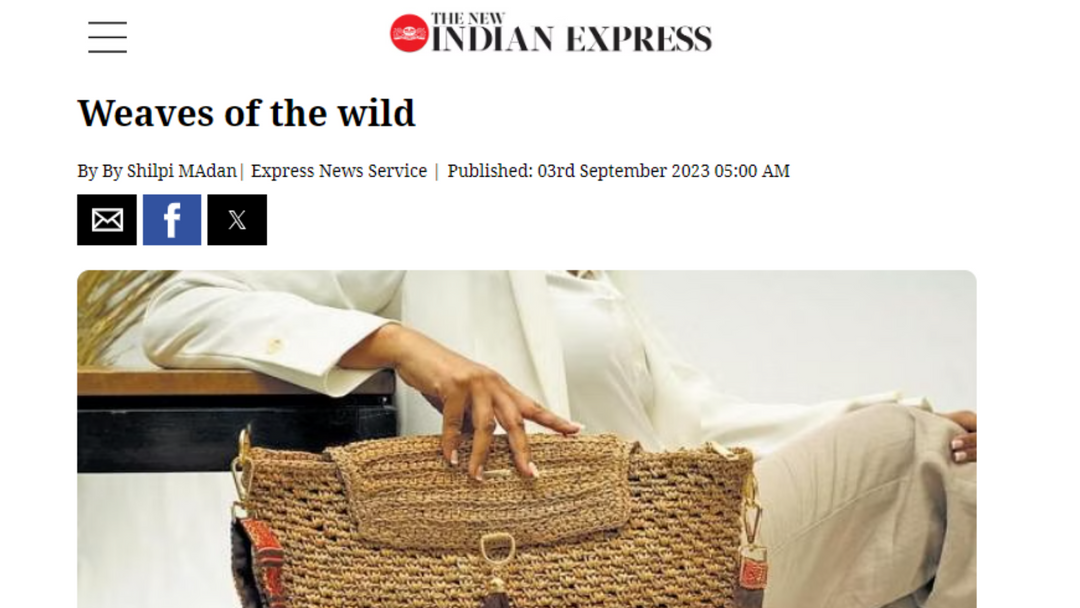 The New Indian Express Spotlights FOReT: Weaves of the wild