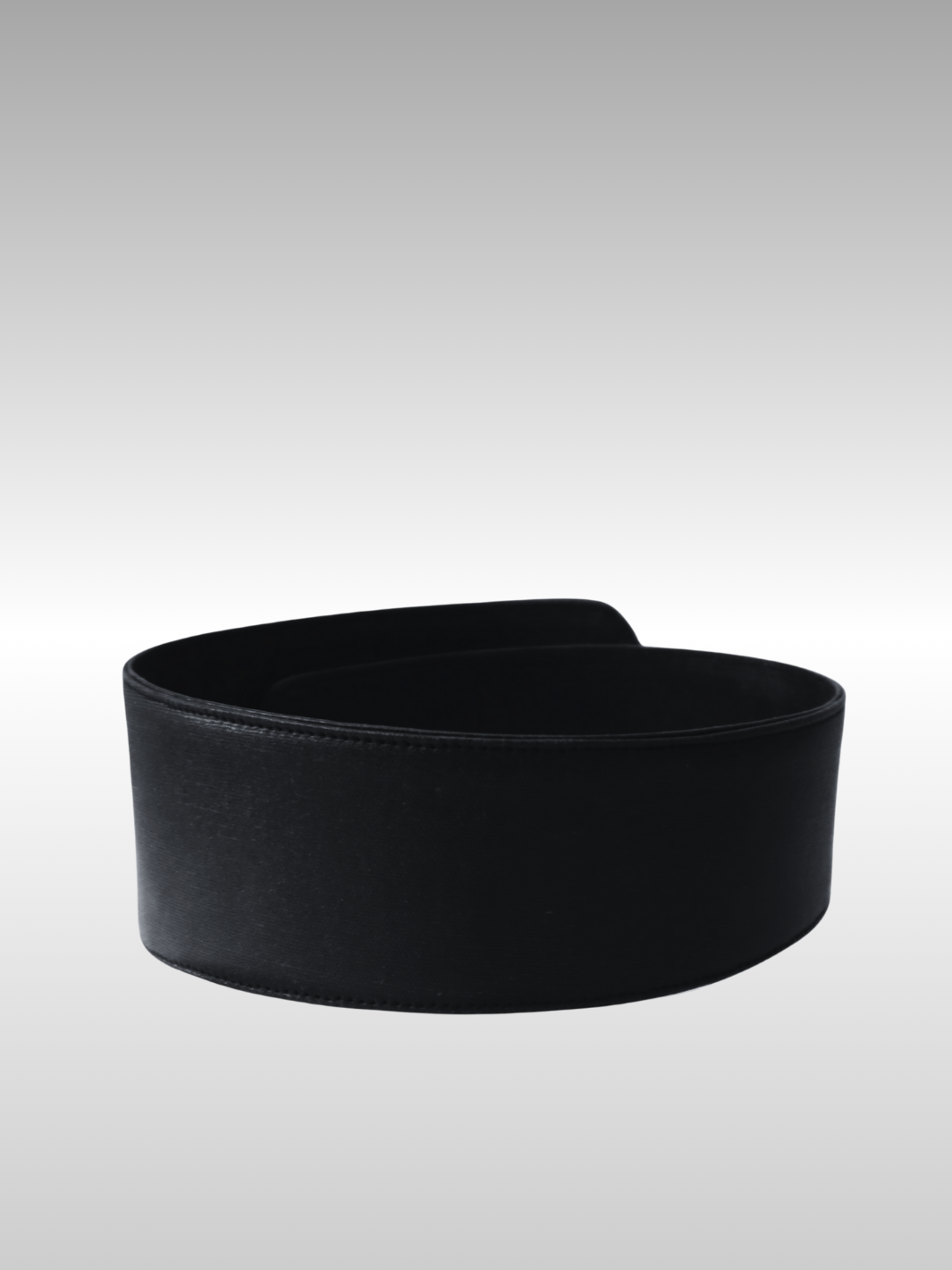 FOReT Obi Black Plant Leather Belt