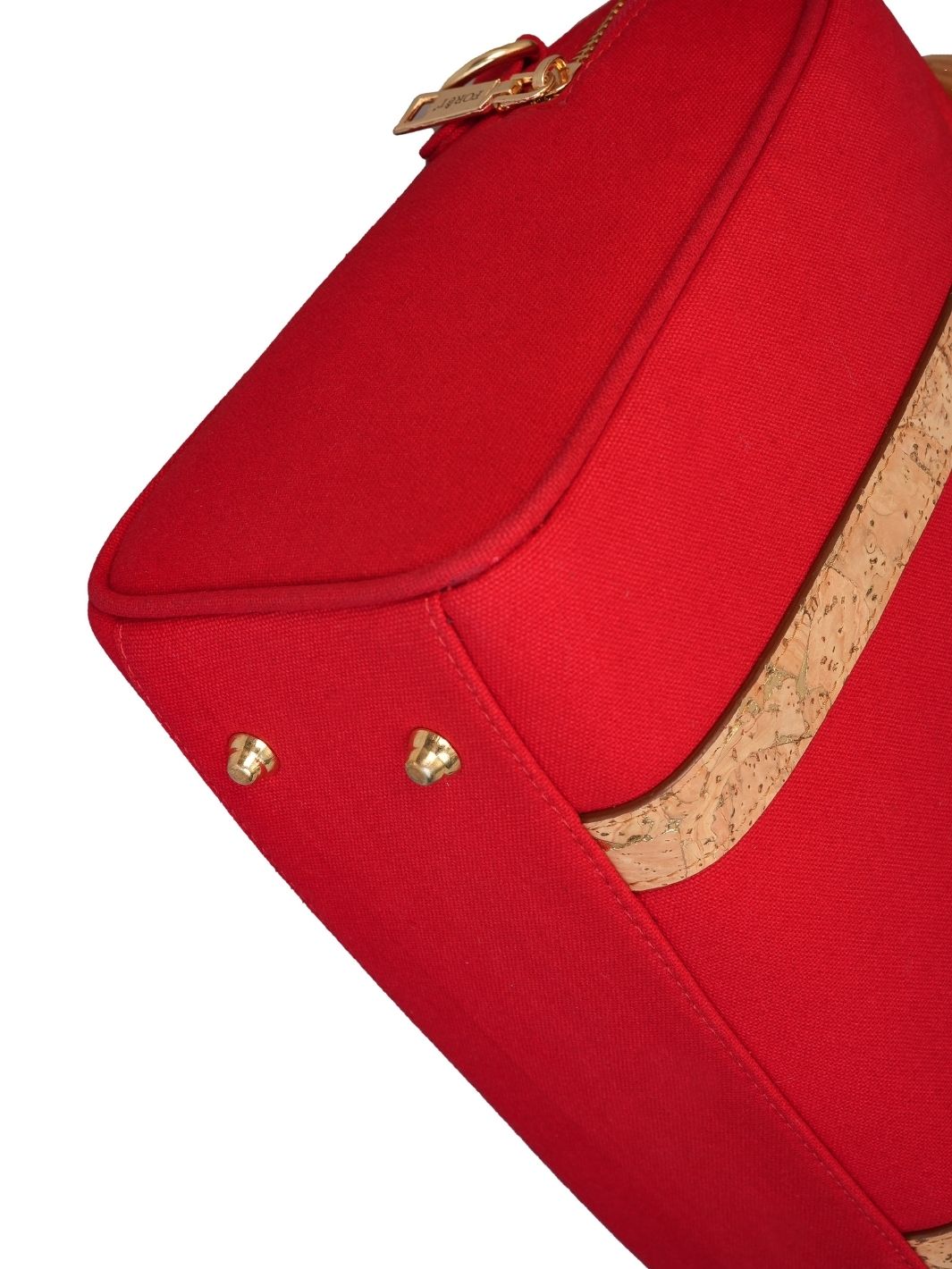 FOReT®️ Luma Mini Luxe Bag – Ruby Red with Gold Flecks