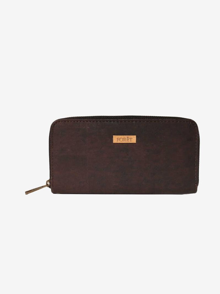 FOReT Tilia Zipped Cork Wristlet - Brown