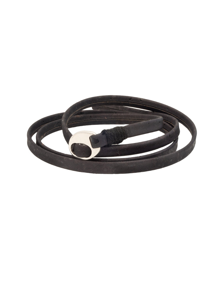 Introducing the "Midnight Flex Adjust Wrap Band": sleek, eco-friendly, and versatile. With its adjustable clasp and lightweight design, it's the perfect accessory for any occasion.