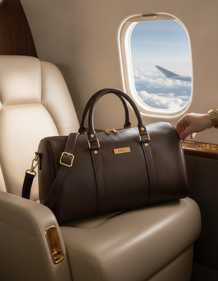 FOReT Nomade Plant Leather Duffel Bag