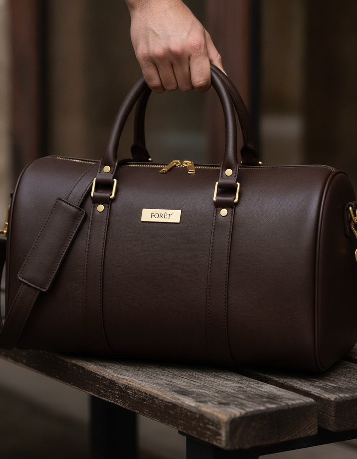 FOReT Nomade Plant Leather Duffel Bag