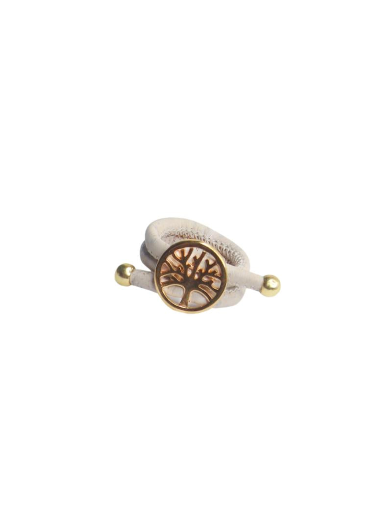 Tree of Life Cork 18K Gold Plated Ring