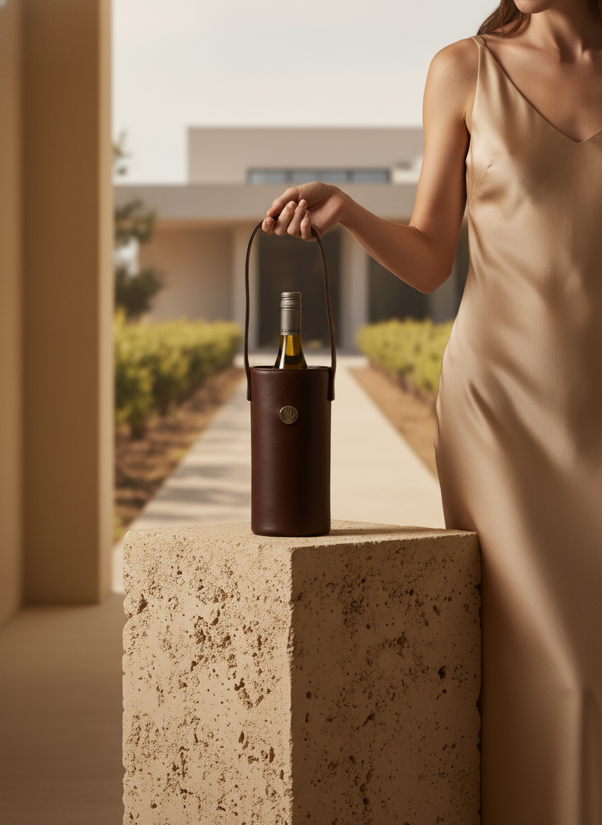 Plant leather Eclat Sommelier Wine Bottle Sleeve
