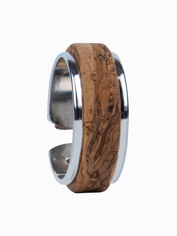 FOReT Bark Band Ring with Cork