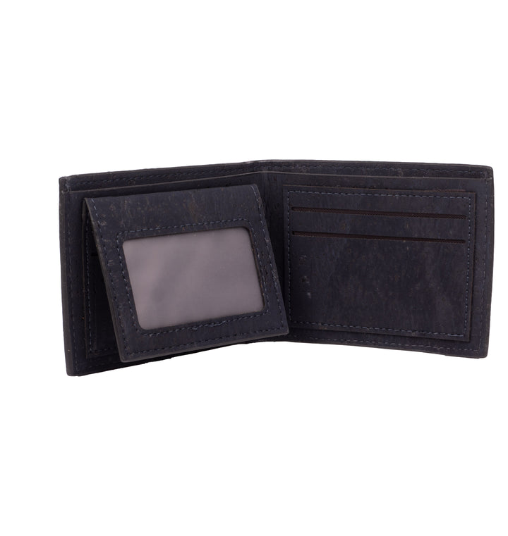 Cork Bifold Cool Blue Cork Wallet