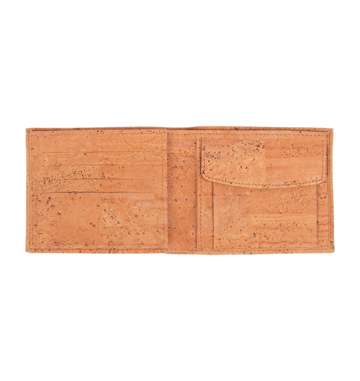 Cork Natural Wood  Men's Card Wallet