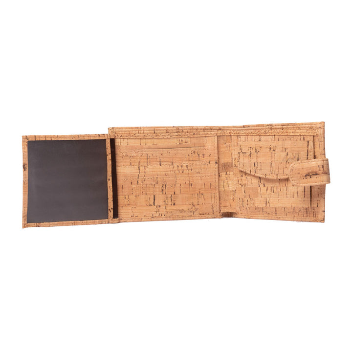 Men's Cork Wallet | Checked Oak