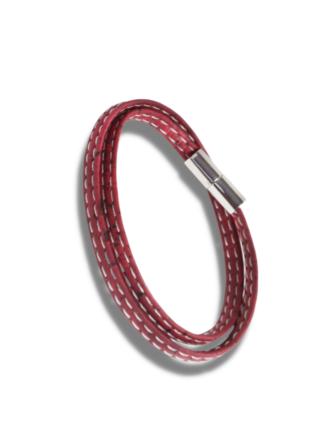 Men’s Wrap Bracelet in Cork for Men with magnetic clasp