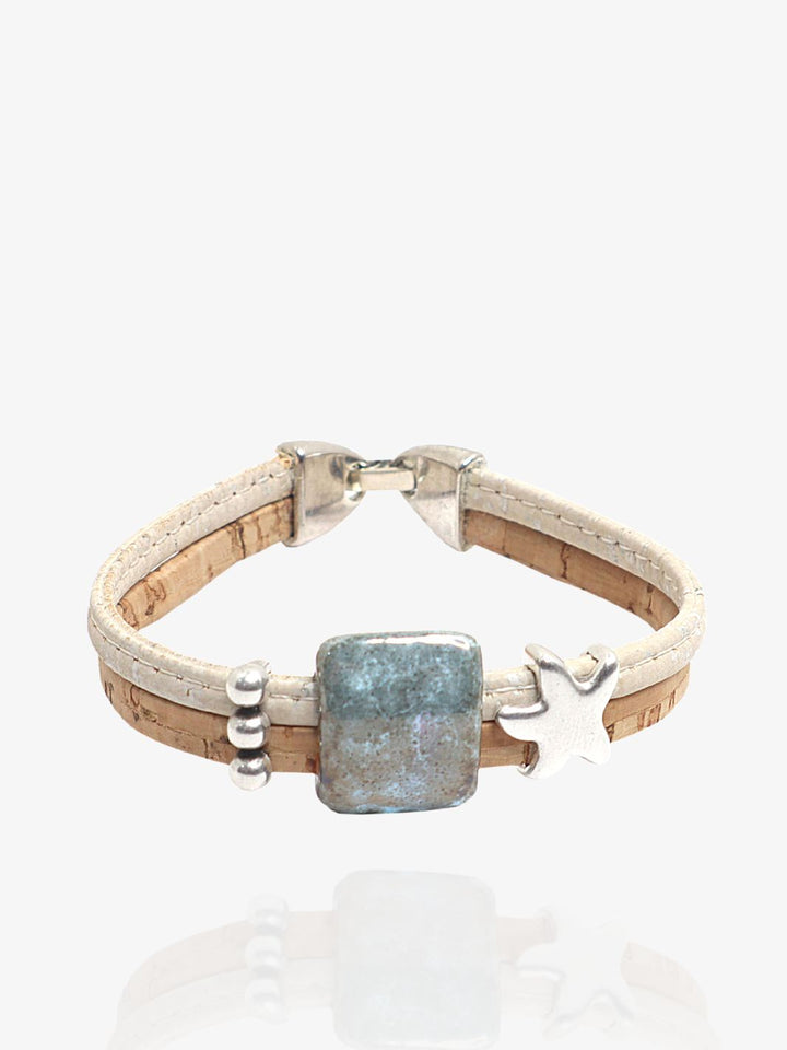 FOReT Cork Starfish on the rock Bracelet