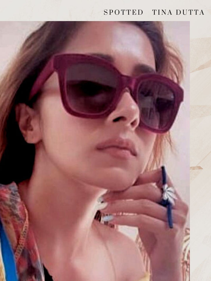 Tina Dutta Actor wears FOReT Sustainable Fashion Ring 