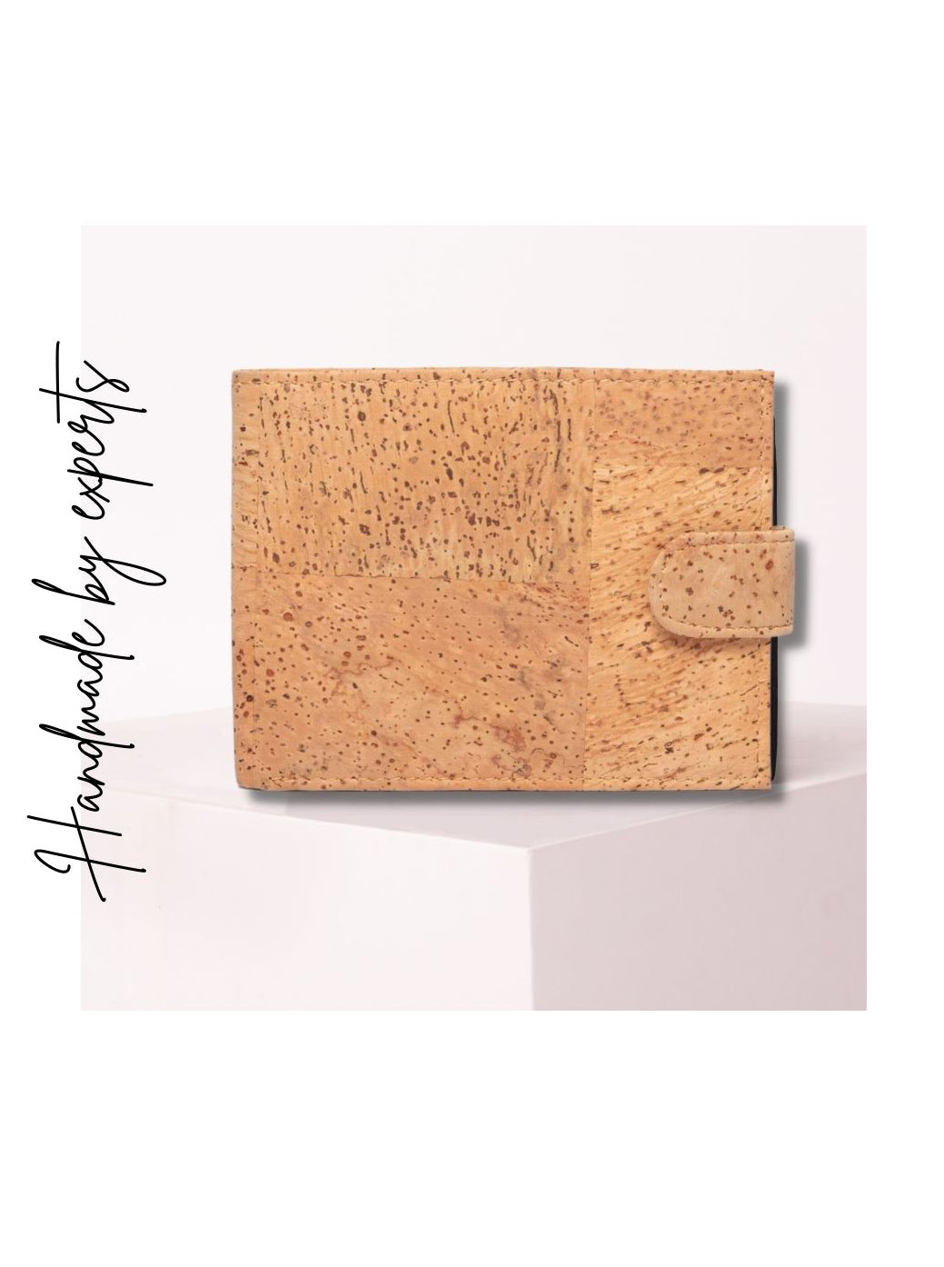 Men's Cork Wallet | Checked Oak